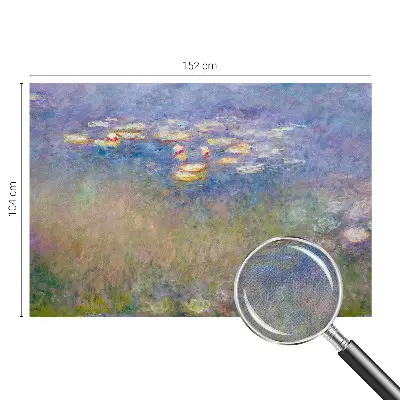 Selbstklebende Fototapete fürs Schlafzimmer mit Motiv Seerosen