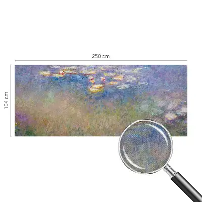 Selbstklebende Fototapete fürs Schlafzimmer mit Motiv Seerosen