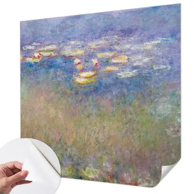 Selbstklebende Fototapete fürs Schlafzimmer mit Motiv Seerosen