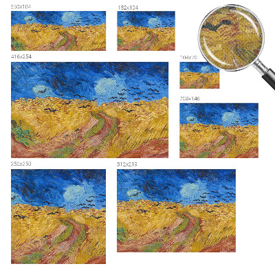 Selbstklebende Fototapete fürs Kinderzimmer Feldlandschaft