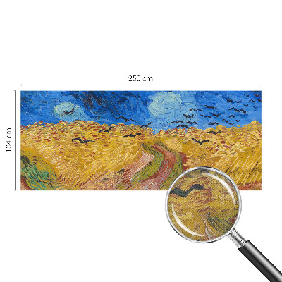 Selbstklebende Fototapete fürs Kinderzimmer Feldlandschaft