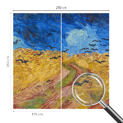 Selbstklebende Fototapete fürs Kinderzimmer Feldlandschaft