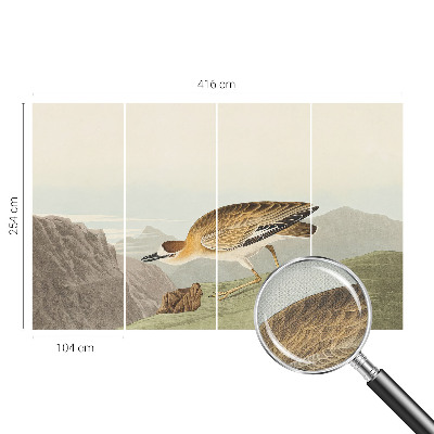 72D-Fototapete fürs Wohnzimmer Bergvogel