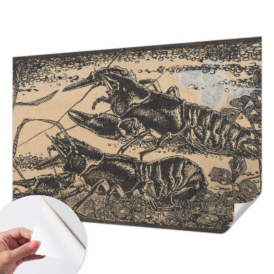 Moderne Fototapete nach Maß Wasserkrebs