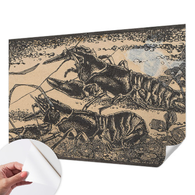 Moderne Fototapete nach Maß Wasserkrebs