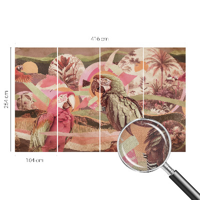 Selbstklebende Fototapete Tropische Vögel