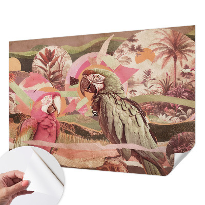 Selbstklebende Fototapete Tropische Vögel