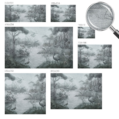 Selbstklebende Fototapete für die Wand mit Motiv einer Naturlandschaft