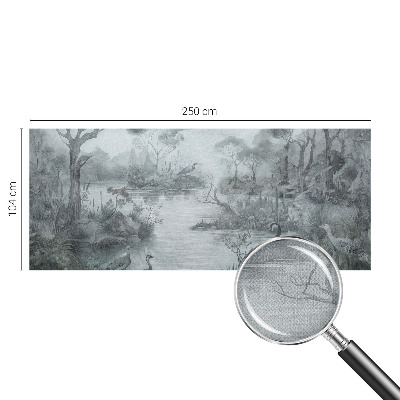 Selbstklebende Fototapete für die Wand Naturlandschaft