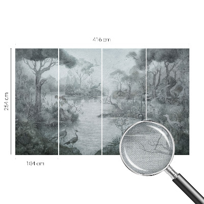 Selbstklebende Fototapete für die Wand Naturlandschaft