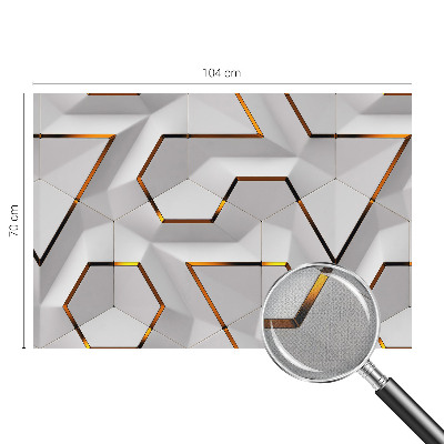 Vintage Tapete mit modernem geometrischem Muster