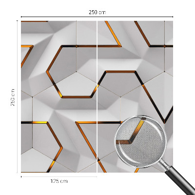Vintage Tapete mit modernem geometrischem Muster