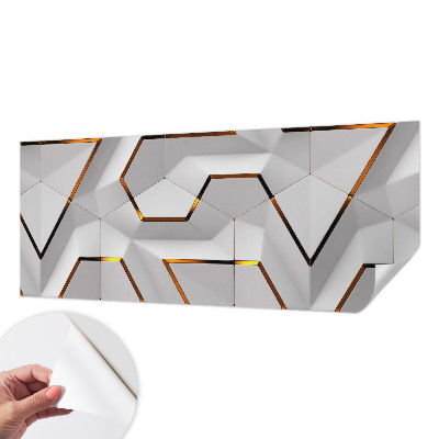 Vintage Tapete mit modernem geometrischem Muster