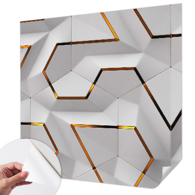 Vintage Tapete mit modernem geometrischem Muster