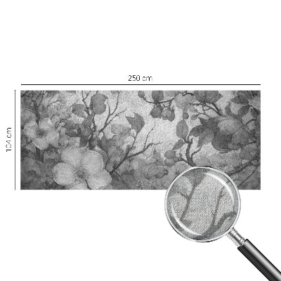 73D-Fototapete mit Motiv eines Blütenzweigs