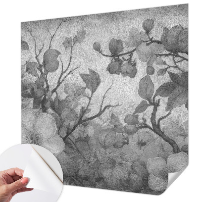 73D-Fototapete mit Motiv eines Blütenzweigs