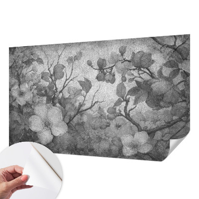 73D-Fototapete mit Motiv eines Blütenzweigs