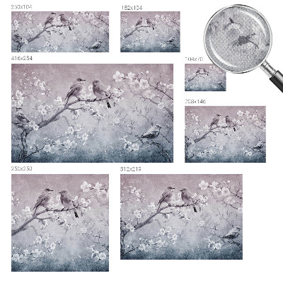 Fototapete in 3D-Optik Subtile Natur