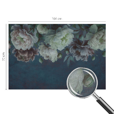 73D-Fototapete fürs Schlafzimmer Florale Eleganz