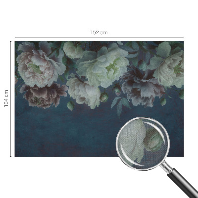 73D-Fototapete fürs Schlafzimmer Florale Eleganz