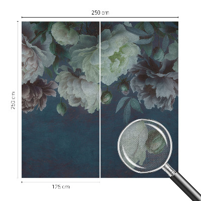 73D-Fototapete fürs Schlafzimmer Florale Eleganz