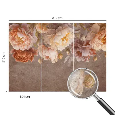 Fototapete nach Maß mit floralem Motiv