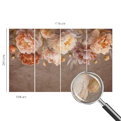 Fototapete nach Maß mit floralem Motiv