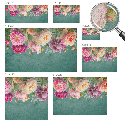 Hochwertige Bildtapete Florale Eleganz