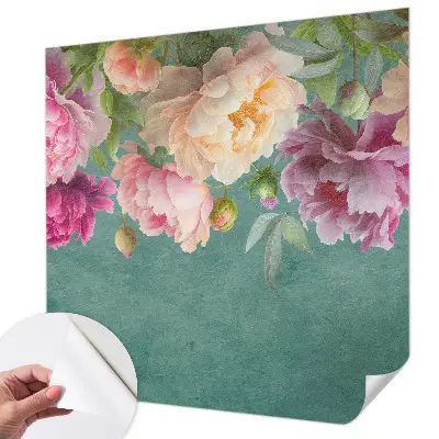 Hochwertige Bildtapete mit floralem Motiv