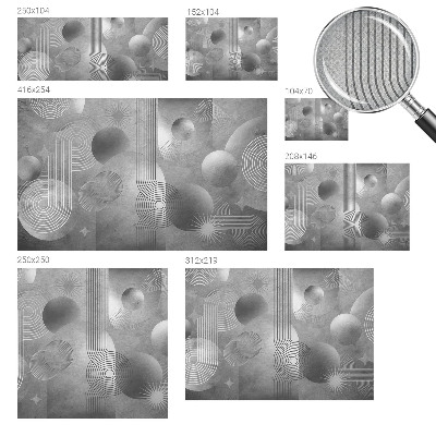 Motivtapete fürs Wohnzimmer Abstrakte Eleganz