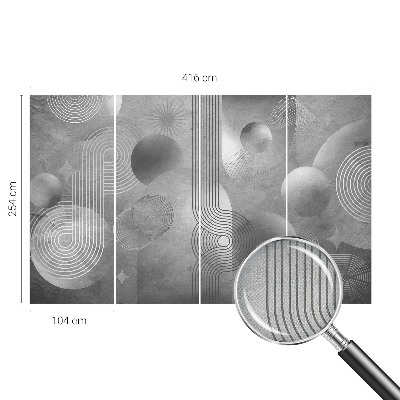 Motivtapete fürs Wohnzimmer Abstrakte Eleganz