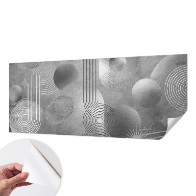 Motivtapete fürs Wohnzimmer mit abstraktem Design