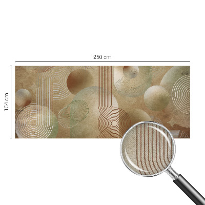 Vintage Tapete mit geometrischem Muster