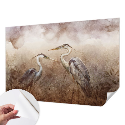 Selbstklebende Fototapete mit elegantem Vogelmotiv