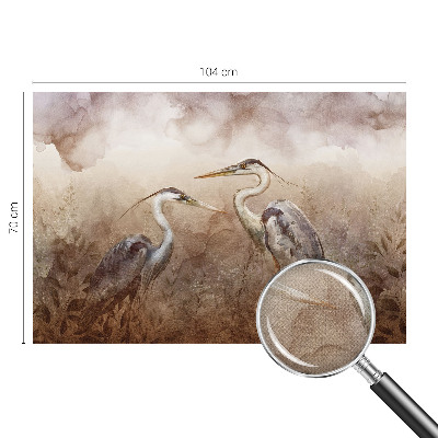 Selbstklebende Fototapete mit elegantem Vogelmotiv