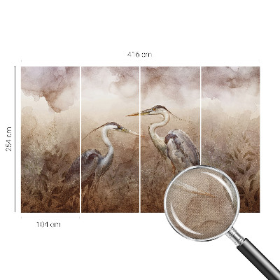 Selbstklebende Fototapete mit elegantem Vogelmotiv