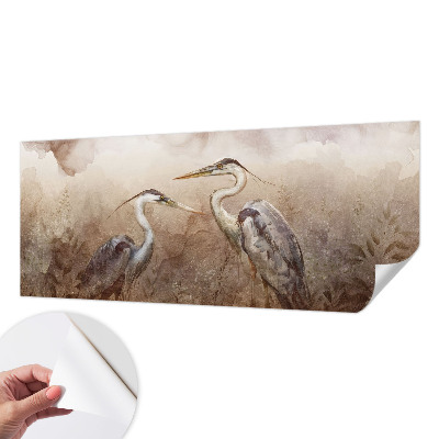 Selbstklebende Fototapete mit elegantem Vogelmotiv