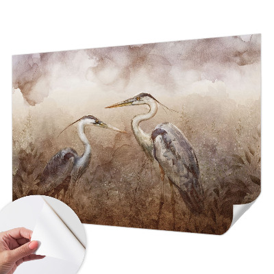 Selbstklebende Fototapete mit elegantem Vogelmotiv