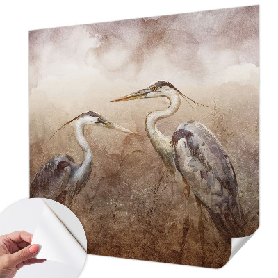 Selbstklebende Fototapete mit elegantem Vogelmotiv