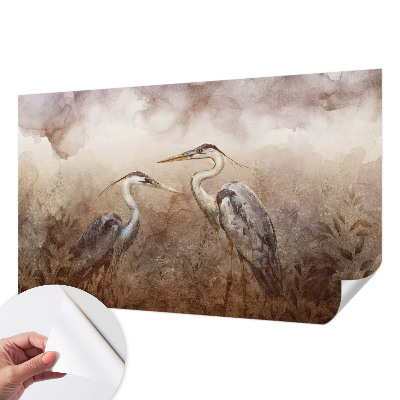 Selbstklebende Fototapete mit elegantem Vogelmotiv