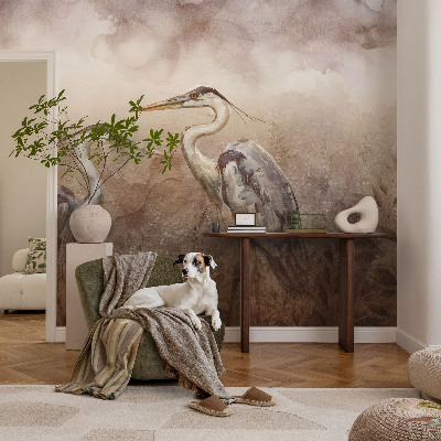 Selbstklebende Fototapete mit elegantem Vogelmotiv