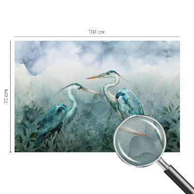 Selbstklebende Fototapete fürs Wohnzimmer mit Motiv „Vögel der Natur“