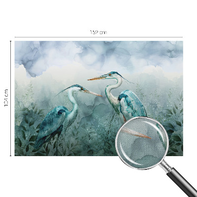 Selbstklebende Fototapete fürs Wohnzimmer mit Motiv „Vögel der Natur“