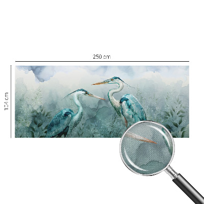 Selbstklebende Fototapete fürs Wohnzimmer mit Motiv „Vögel der Natur“