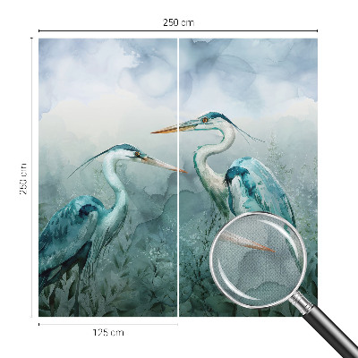 Selbstklebende Fototapete fürs Wohnzimmer mit Motiv „Vögel der Natur“
