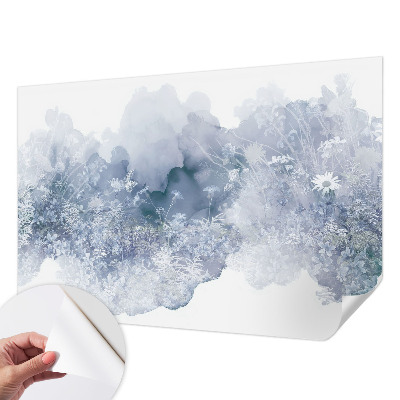 Fototapete in 3D-Optik mit Motiv einer Blumenwiese