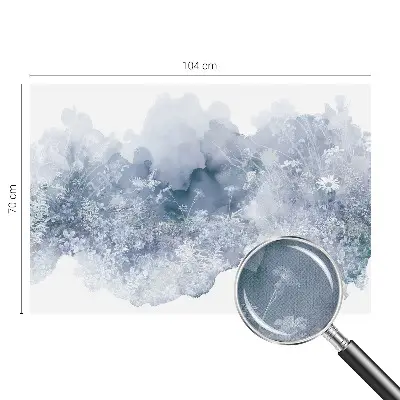 Fototapete in 3D-Optik mit Motiv einer Blumenwiese