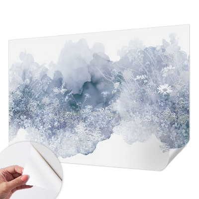 Fototapete in 3D-Optik Blumenwiese