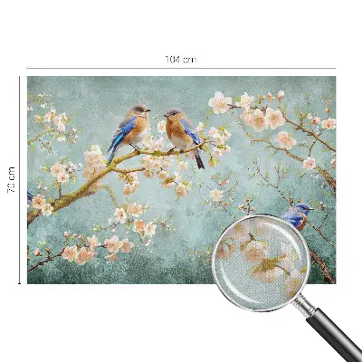Fototapete nach Maß mit Motiv Frühlingsvögel