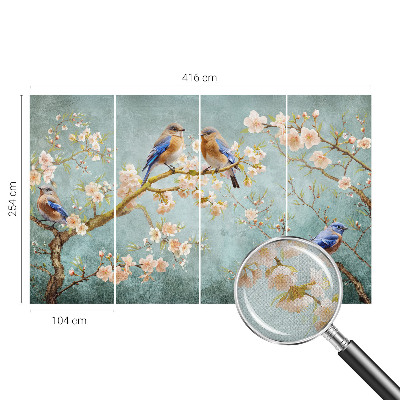 Fototapete nach Maß Frühlingsvögel